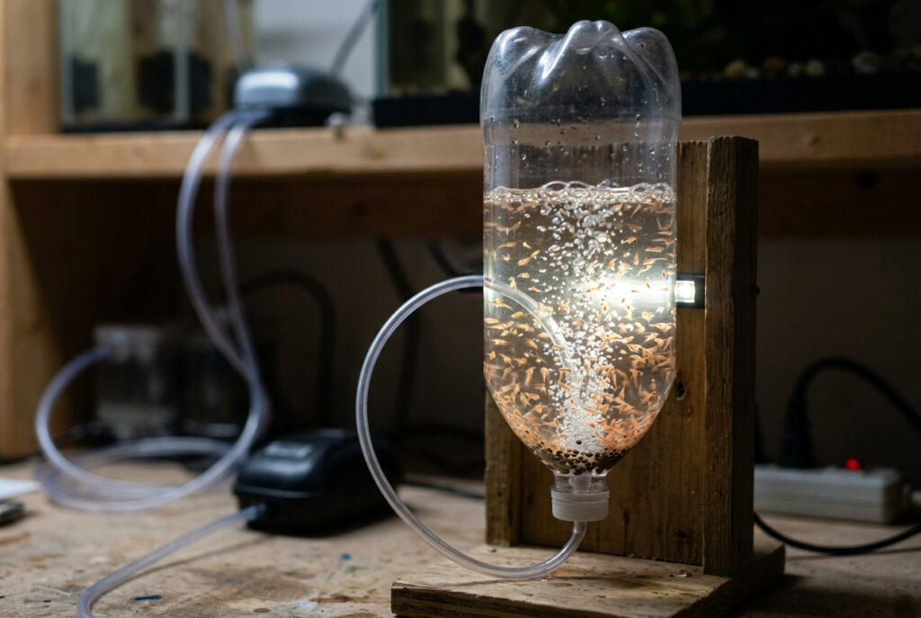 How to Make a Brine Shrimp Hatchery for Oscar Fry