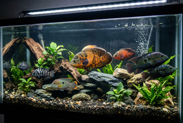 Best Cichlids to Keep With Oscar Fish